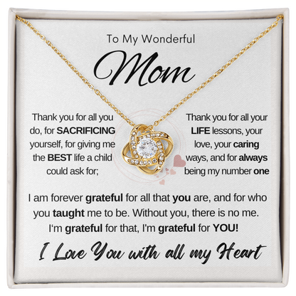 To My Wonderful Mom