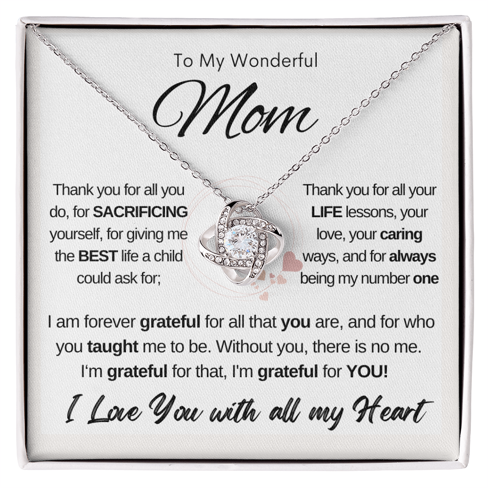 To My Wonderful Mom